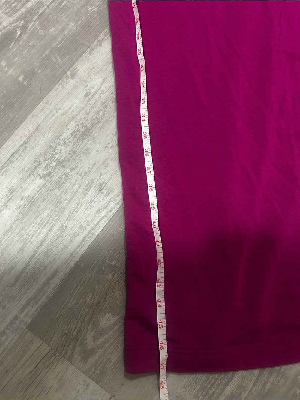 Scoop-Neck tank  Maxi Dress in Fuchsia - Picture 7 of 7